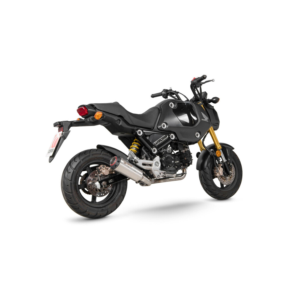 Scorpion Exhausts Red Scorpion Power Full System Stainless Steel For Honda Msx 125 2021-2023