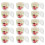 100Sets Einweg Papier Eisbecher Mit PP Deckel Für Café Und Restaurant 1