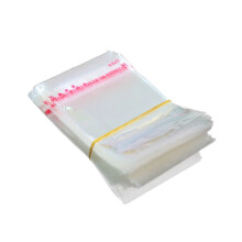 400Stk Transparente Kunststoff OPP Beutel Mit Selbstklebe 10X16 Cm