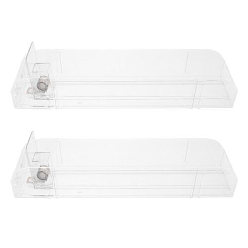 2 Transparente Schiebehalter Für , Displayständer