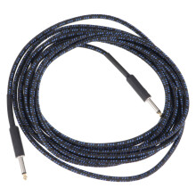1Pc Blue Guitar Cable Plastic Noise Reduction Instrument Audio Wire