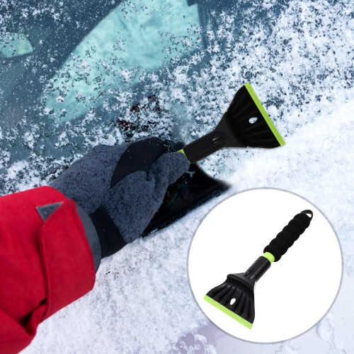2Stk Winter Schneeschippe Für Auto, Frost- Und Eisschaber 1