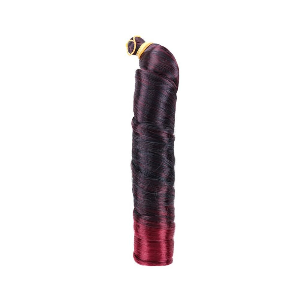 Synthetic French Curly Braiding Hair 14-Inch 150g Pre-Stretched Spiral Curls Braiding Extensions Loose Wave