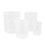 Experimentalbecher Polypropylen 4 Stk Transparent 4
