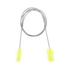 Flexible Doppelseitige Aquarien Wasserschlauch Reinigungsbürste (Gelb)
