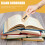 6Stk Diy Bambus Lesezeichen Buch Deko Oval 3