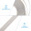 1Rouleau PVC Beige Adhésif Pour Bordures De Placards 8