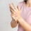 2Stk. Ringe Edelsteinringe Eheringe Schmuck Verlobungsringe 7