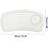 Multifunctional Child Snack Tray For Strollers, Enhanced Capacity, Secure Attachment, Travel Friendly, White 4