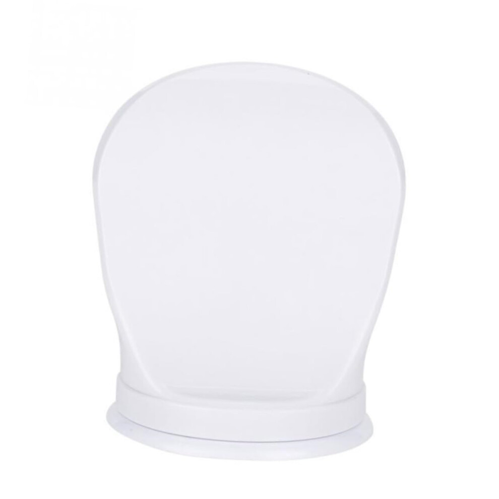 White Shower Foot Rest Pedal Suction Cups Non-Slip Bathroom Accessory For Shower And Tub