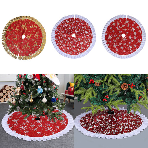 90cm Christmas Tree Decoration, Round-17 gold elk style 2
