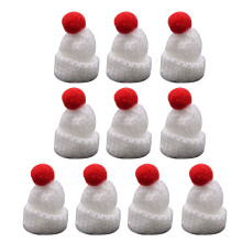 Bundle of 10 Mini Knitted Hats Clothing Accessories and-2