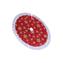 90cm Christmas Tree Decoration Skirt,-19 snowflake style