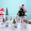 Seasonal Double Walled Beverage Glass Drinking Cup-Star tree 5