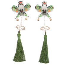 1 Paar Mini Drachen Quaste Haarspangen Für Hanfu Zubehör