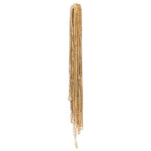 10M Kristall Strass Nahtkette Zum Für Schmuck Diy 2Mm Gold