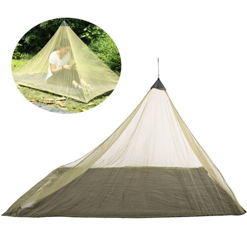 1Camping Bed Net Groen Ademend En Compact Design