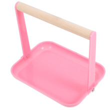 Multifunctionele Vogelstandaard Roze Hout ABS Training Perkiet
