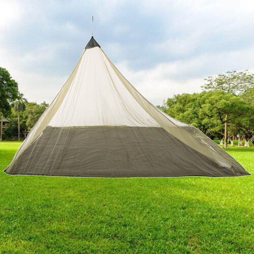 1Camping Bed Net Groen Ademend En Compact Design 1