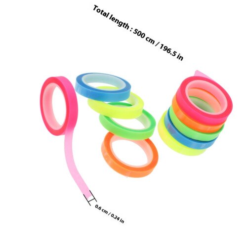 15 Farbiger Transparenter Markierstreifen Hervorheben 1