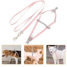 1 Set Hundegeschirr Und Leine, Verstellbar Für Welpen