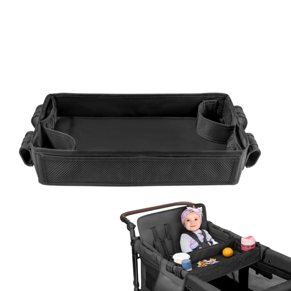 Stroller Organizer Tray Oxford Fabric Stroller Caddy, Organizer And Storage With Cup Holder, Compatible With Strollers