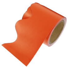 Bulletin Board Gegrilde Rand Afplakstrip Schoolbordsticker Oranje 5 M