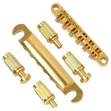 1 Set 6-Saitig Zinklegierung Sattel Brücke Gitarrenzubehör