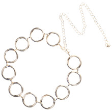 Elegant Bodykette Leopardenmuster Taillenkette Rundenförmiger Gürtel