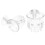 2 Voederbeker Wormen Visvoer Accessoire 4