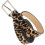 Leopard PU Gürtel Damen Taille Hellbraun 5