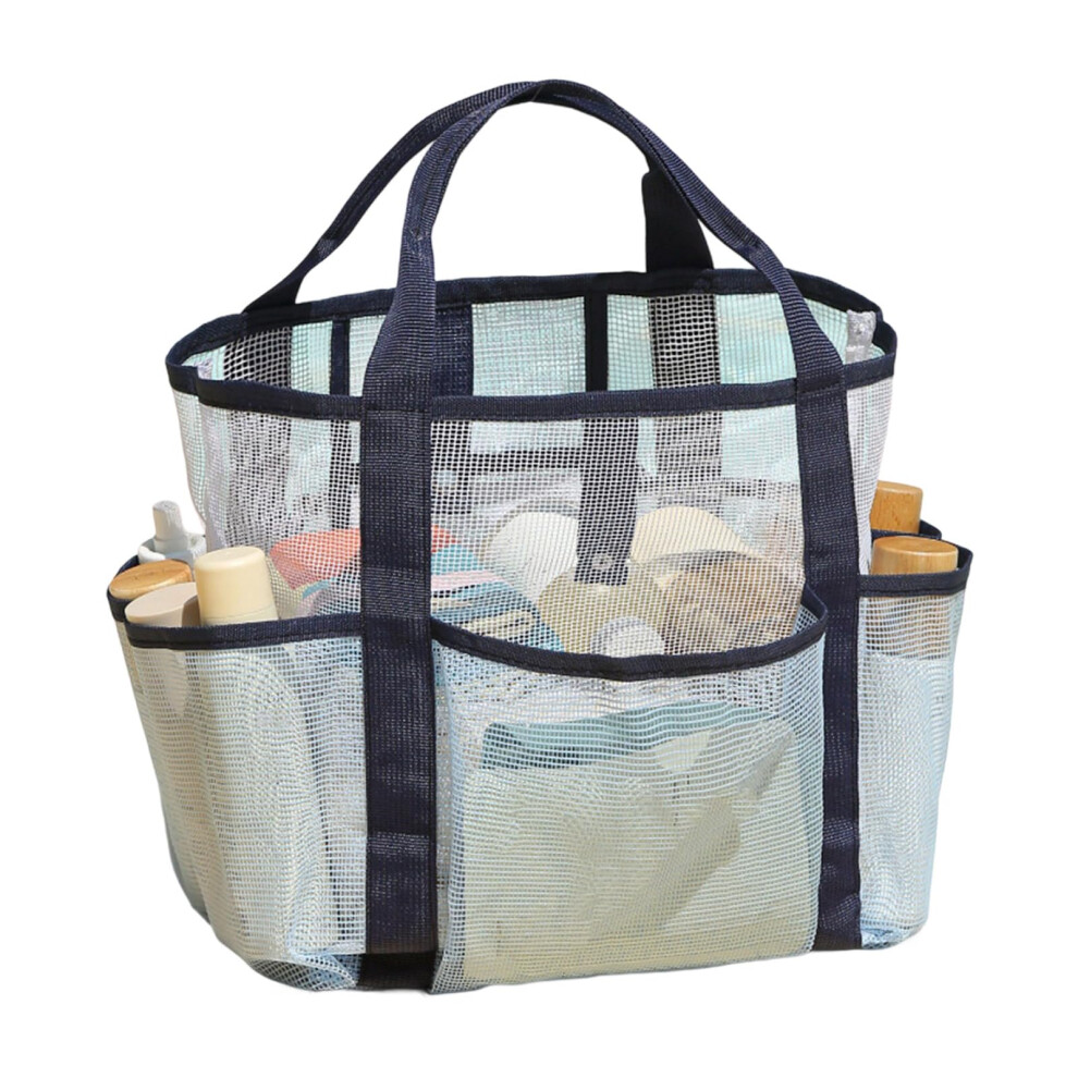 Swimming Storage Bag Double-Layer Portable Bath Organizer For Travel Gym Camping Beach Shower Blue-image-OPC-PMBZKFZ-NEW