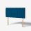 (Small Single Blue) 2ft 6inch Plush Velvet Padded Lined Headboard 1