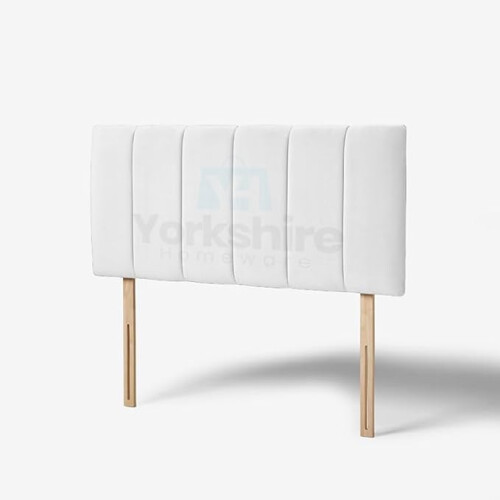 (Small Single Silver) 2ft 6inch Plush Velvet Padded Lined Headboard