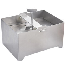 Tofu Presses Stainless Steel, Adjustable Paneer Maker With Drain Hole And Drip Tray, 6.3x4.7x3.5 Cheese Press Home