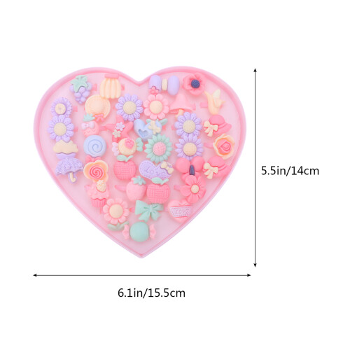 36 Teile Ringe Macaron Blumen Cartoon Rollenspiel 1
