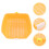 1Pc Detachable Grid Yellow Pet Bed Pan Rabbit Cage Accessory Plastic 4