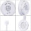 1pc plastic shower head holder bracket for bathroom use 9