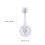 1pc plastic shower head holder bracket for bathroom use 11