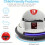 Alivio Remote Control Bumper Car for Kids  (White) 4