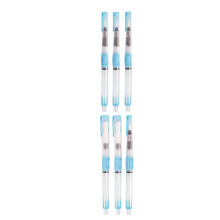 1Set Wasserfarbstift Kunststoff Wasserpinsel Blau Kreativer Malpinsel