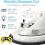 Alivio Remote Control Bumper Car for Kids  (White) 6