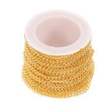 1 Rolle DIY Oval Galvanisierte Eisenkette Für Halskette Lanyard
