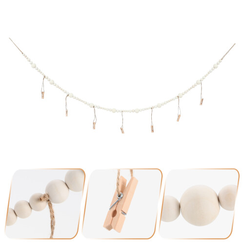 60Pinces En Bois Pour Clips Photo Memo 2