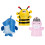 3Pcs Assorted Color Kids Bath Scrubber Gloves Exfoliating Shower 1