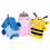 3Pcs Assorted Color Kids Bath Scrubber Gloves Exfoliating Shower 8