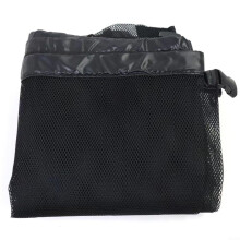 Pool Float Storage Mesh Bag Outdoor Hanging Organizer With Reinforced Straps 142x86cm For Pool Toys And Equipment