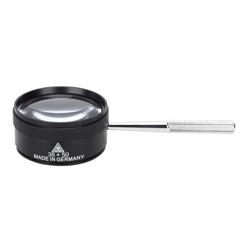 35X 50mm Tragbare Handlupe Lupe mit Griff zum 2