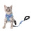 Kitten Collar Pet Chest Strap Cat Collar Cat Leash Harness Set 1