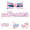 1 Set Kinder Sonnenbrille Mit Haarband Partybrille 5
